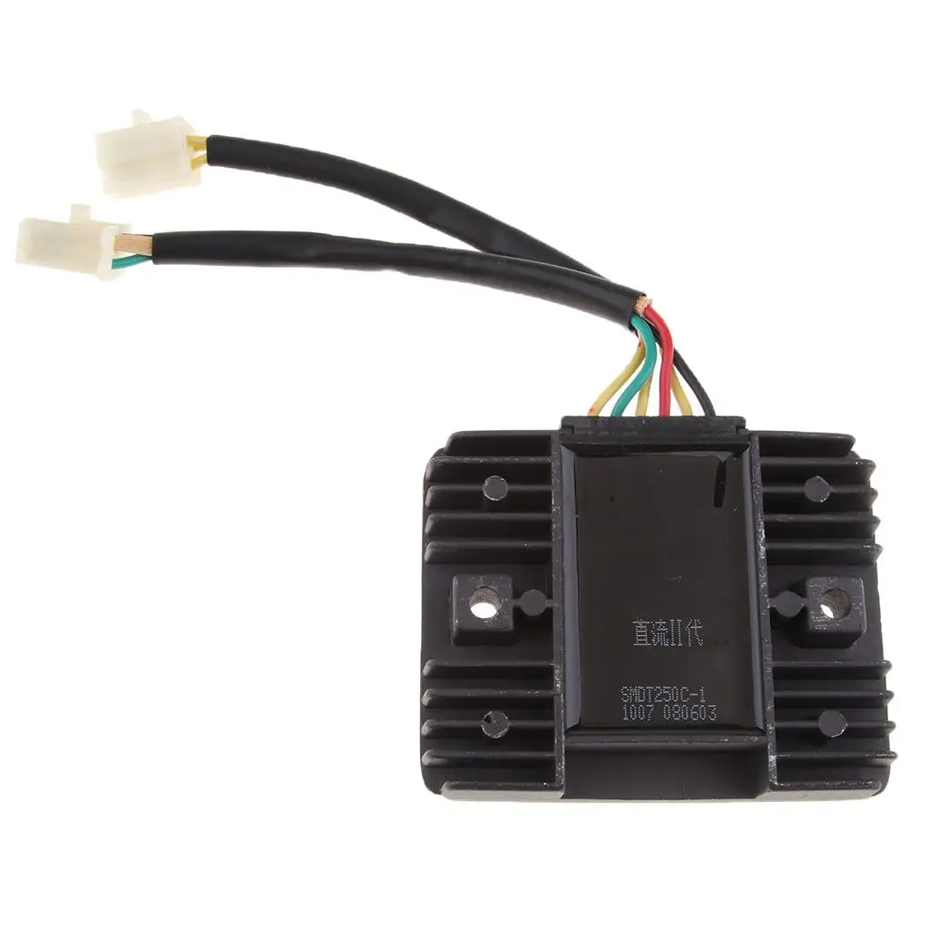 Voltage Regulator Rectifier Black Metal 6 Wire AC DC Unit for CF 250cc Scooter Electric Parts view 3