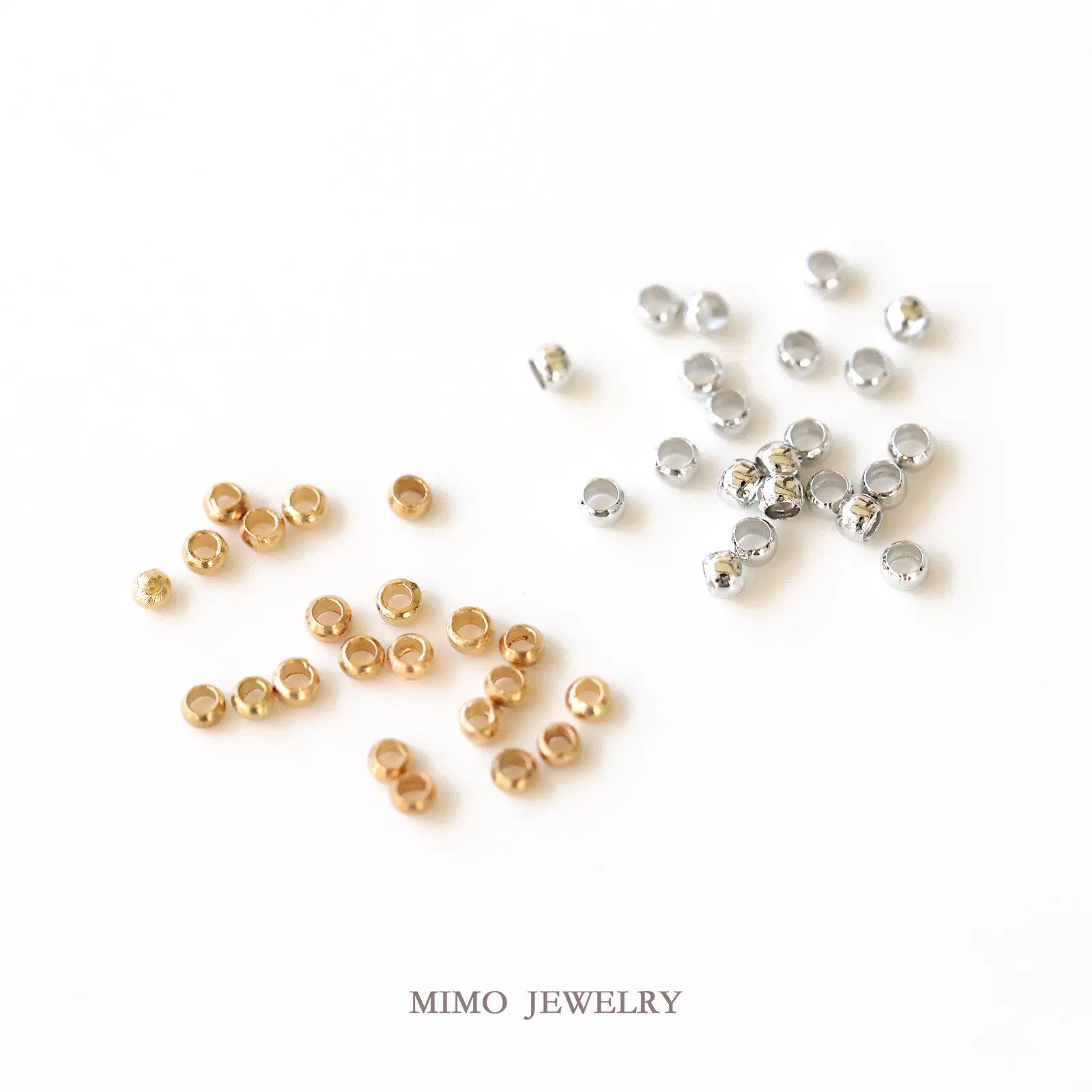 Brass Gold Plated Positioning bead end bead end close Spacer Beads Loose Beads for Jewelry Making DIY Bracelet Accessories