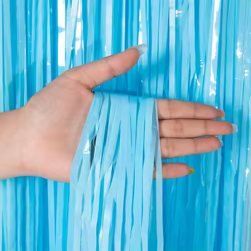 Cheap as a Party Metallic Tinsel Foil Fringe Curtains Backdrop for Birthday New Year Eve Party Photo Wedding Decor - Image 33