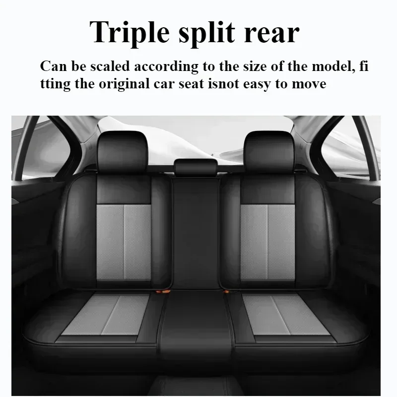 غطاء مقعد سيارة هوندا مقاوم للماء ومقاوم للاهتراء من جلد البولي يوريثان الناعم بالكامل مقاوم للماء وغطاء مقعد مقاوم للاهتراء #2