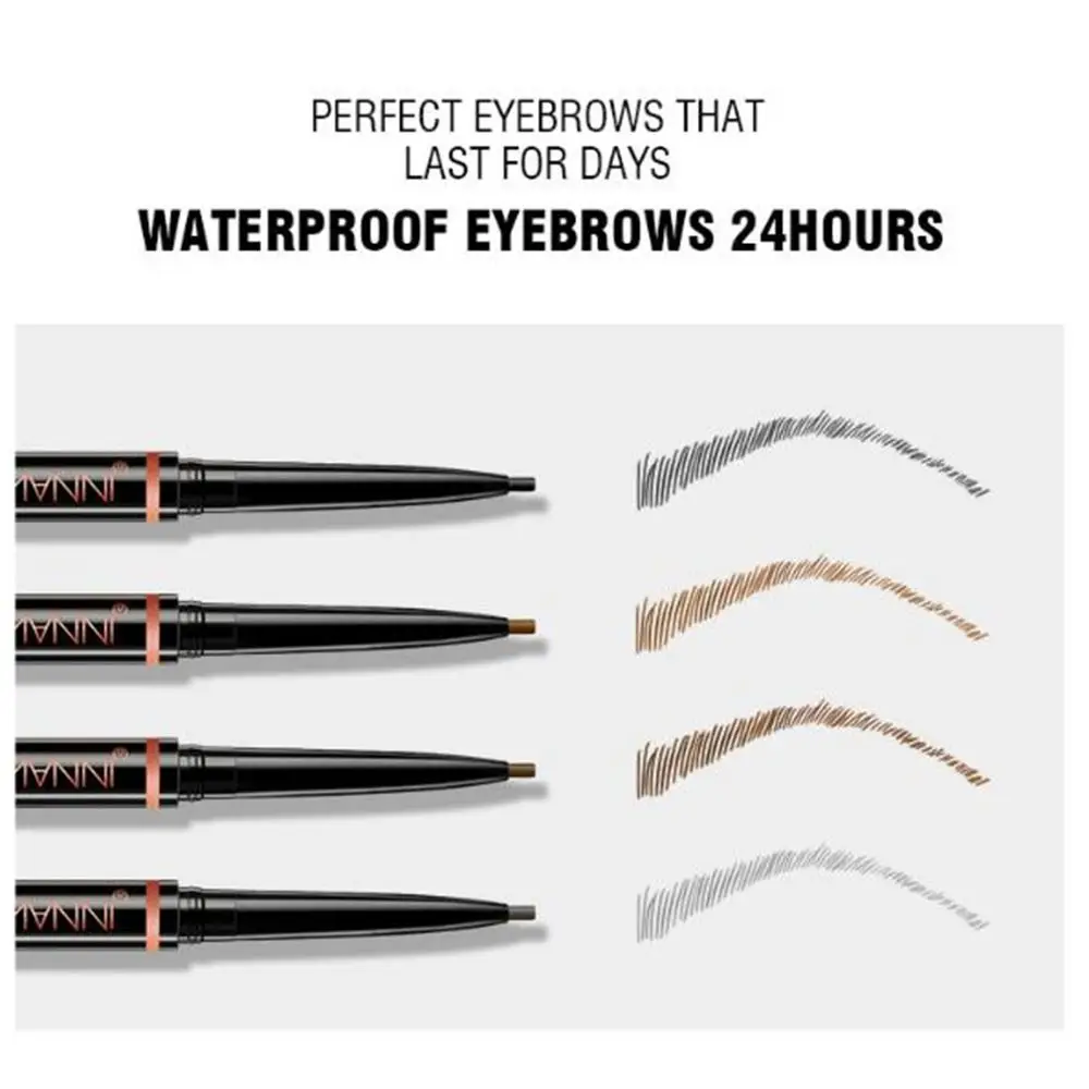 Smudgeproof Eyebrow Pencil New Long-Lasting Natural Brow Enhancer Easy Coloring Ultra Fine Eyebrow Pen