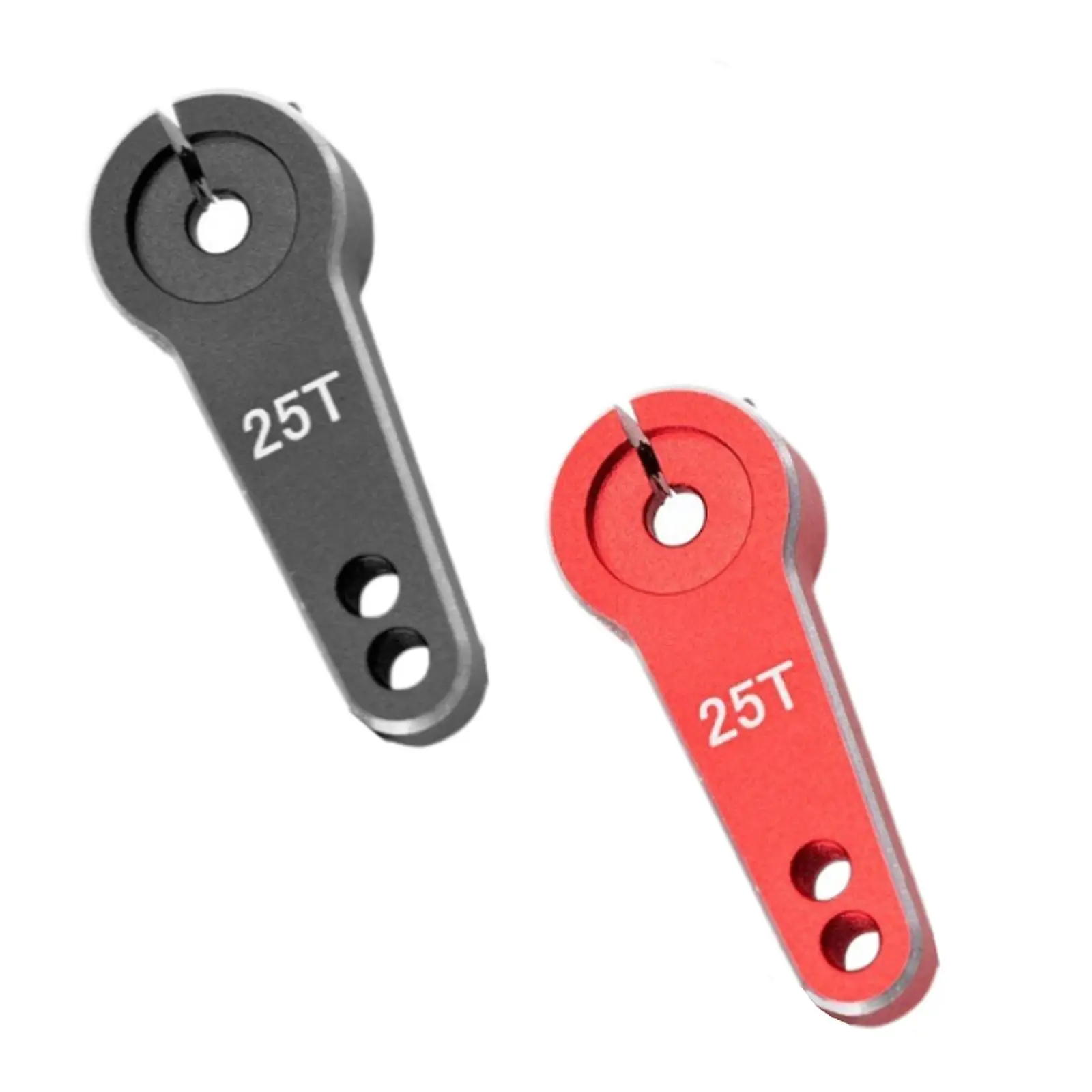 1/10 RC Car 25T Servo Arm Spare Parts Metal RC Servo Arm for Axial Model Car