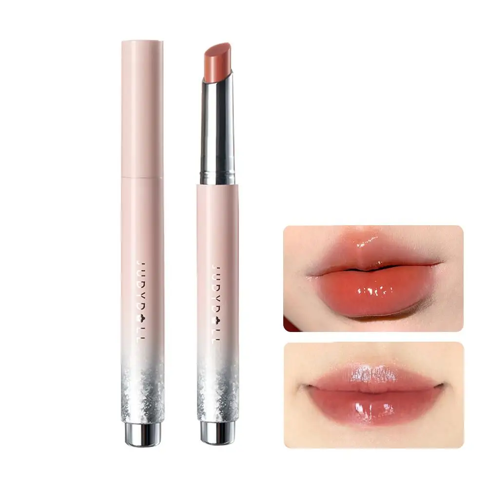 Judydoll Solid Lip Glaze Women's Hydrating Lipstick Cosmetics Lip Color Lipstick Lubrication Korean Bright Lip Makeup Rich U5a6