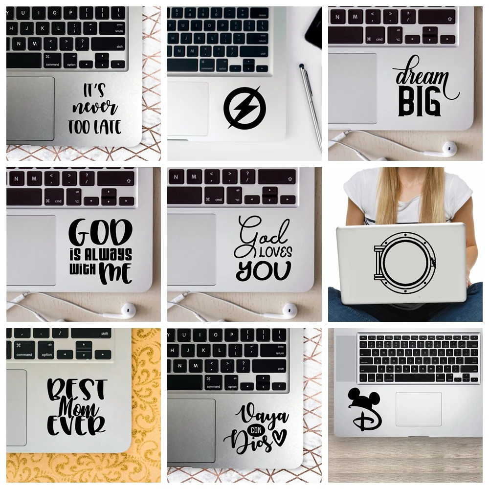 1 pc motivating words computer Sticker Self Adhesive Vinyl Waterproof Wall Art For Bedroom Decoration Wall Decal Home Decor