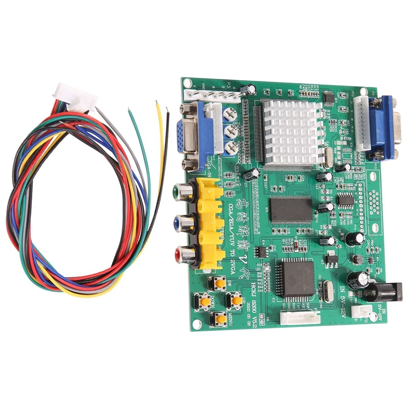 Arcade Game Decoder Board RGB CGA EGA YUV To VGA HD Video Converter Board 1 VGA Single Output For CRT LCD PDP Monitor