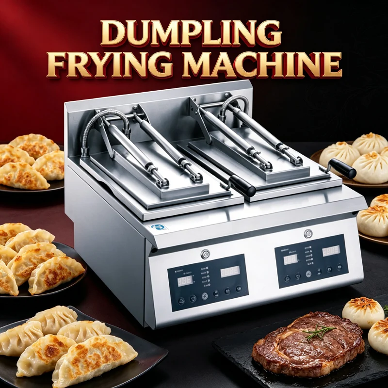 Electric Frying Pan Automatic Dumpling Machine Multifunctional Auto Timing Water Injection Process Steak Water Fried Bun Pancake