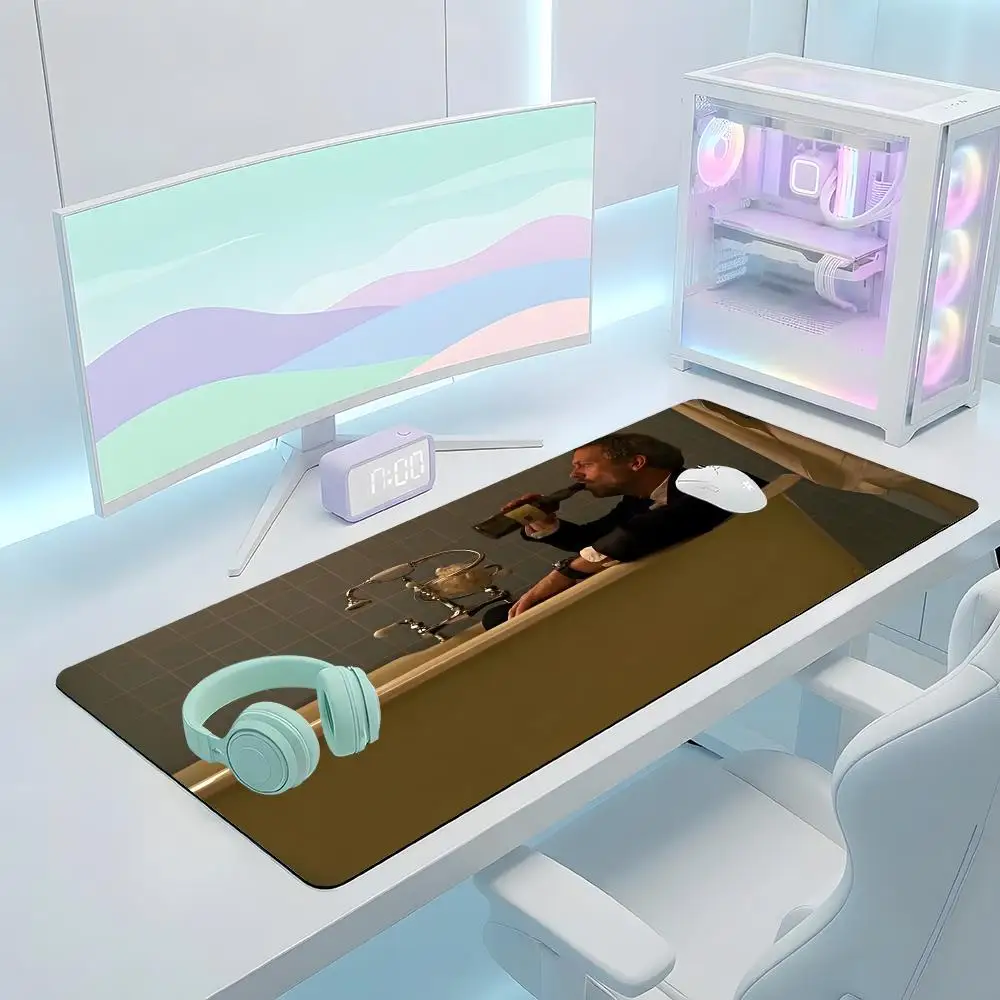 

Коврик для мыши H-houseS MD TV Classic, большой игровой коврик с застежкой по краям, утолщенный, для компьютерной клавиатуры и стола