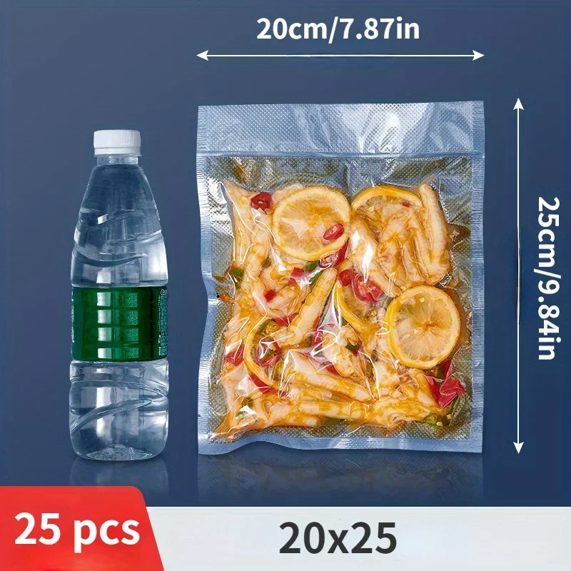 Vacuum Bags For Food 25pcs/Lot Vacuum Packaging Bags For Vacuum Sealer Machine Food Vacuum Packed Sealing Storage Bags