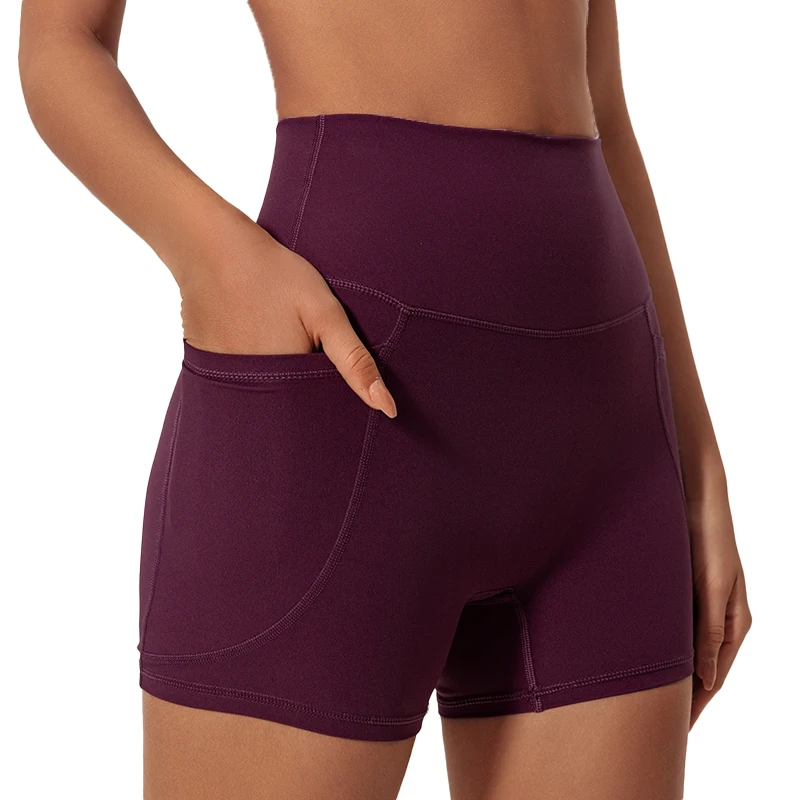 AliExpress hearuisavy Hearuisavy Pockets Workout Gym Legging Women Cycling Shorts Quick-Dry Yoga Clothes Breathable High Waist Sports Shorts Female