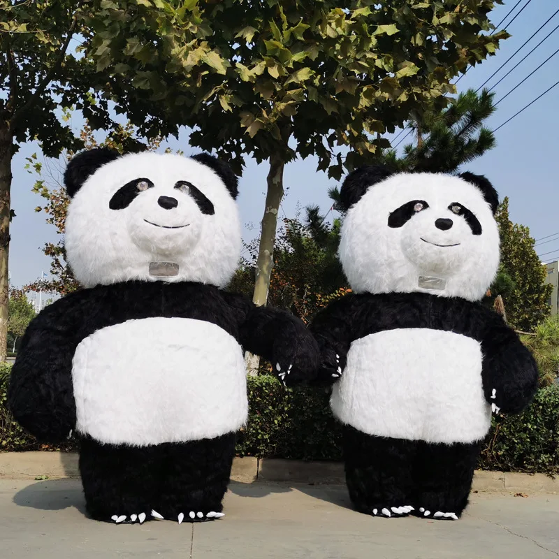 Plump Inflatable Giant Panda Doll Plush Cartoon Walking Propaganda Performance Inflatable Bear