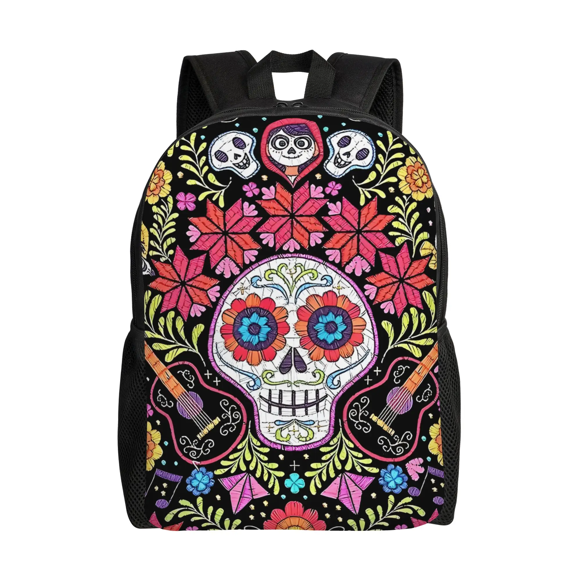 

1Piece Backpack Skeleton Squad New School Year Daypack For School Coco Family Memory Love Birthday Gift New Term Starts