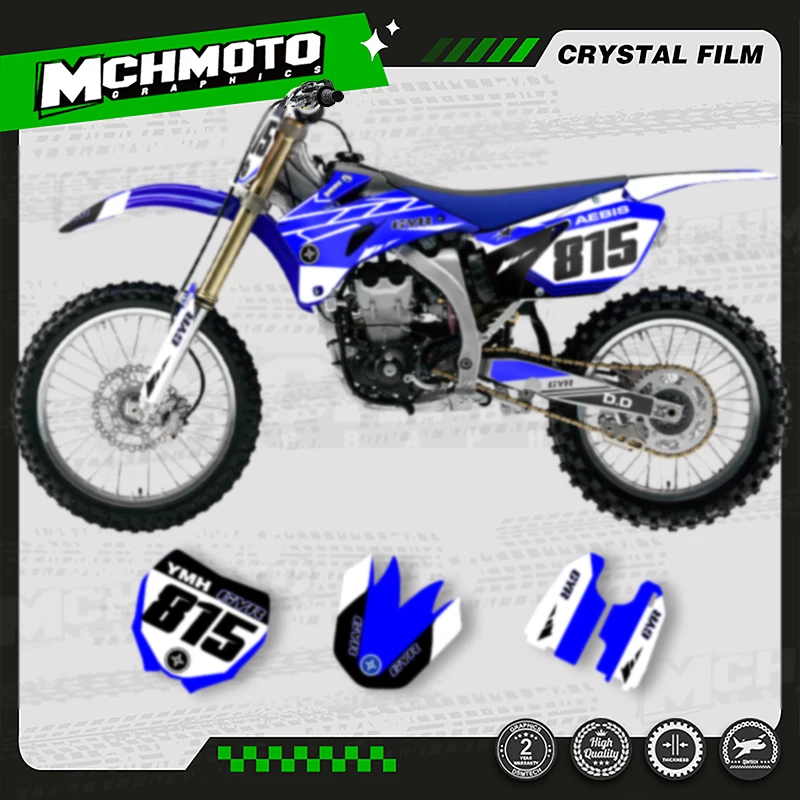 

MCHMFG Custom Team Motorcycle Graphics Decal Stickers Kits For YAMAHA 2006 2007 2008 2009 YZF250 YZF450 YZ250F YZ450F