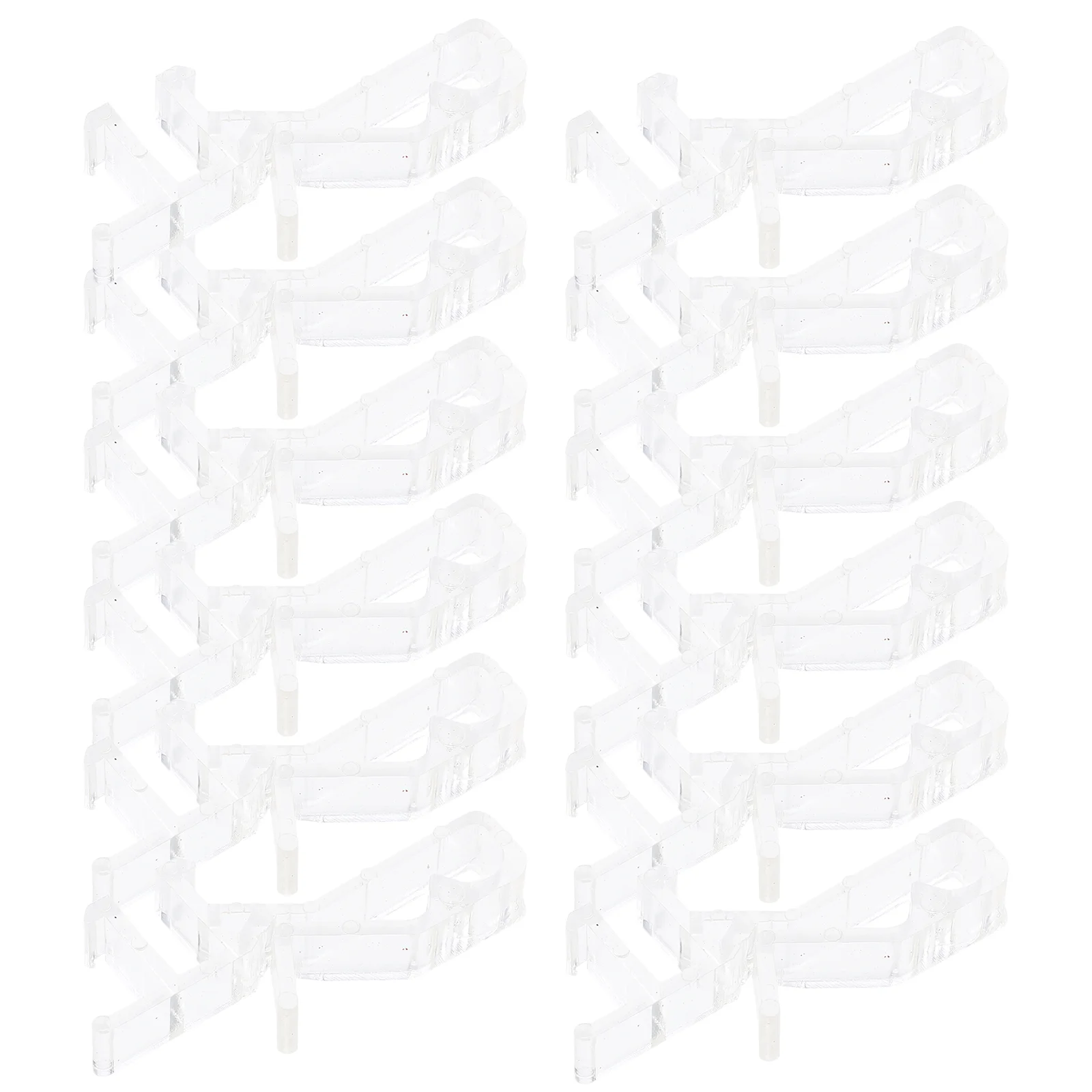 12 Pcs Curtain Clips Blind for Valance Curtains Vertical Blinds Replacement Parts Piece