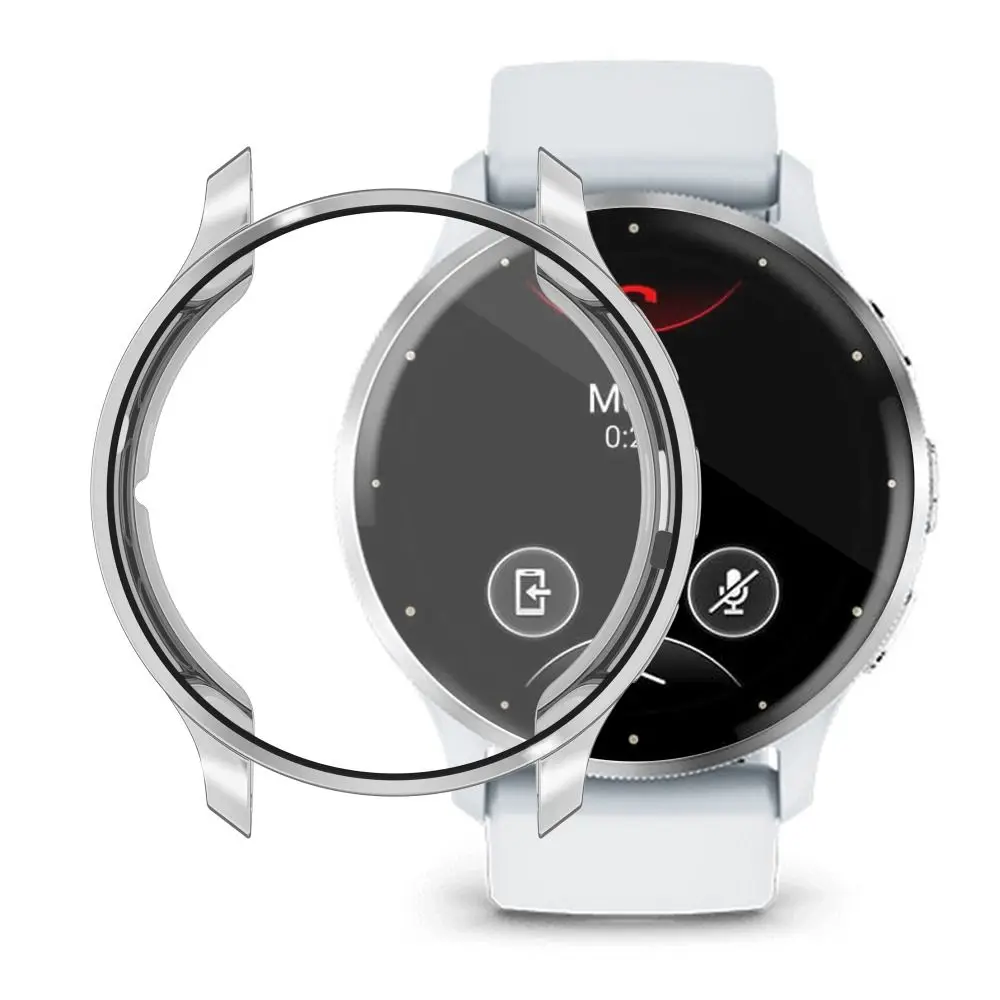 Bumper TPU Case New Smart Watchband Screen Protector Accessories Soft Protective Shell for Garmin Venu 3/3S