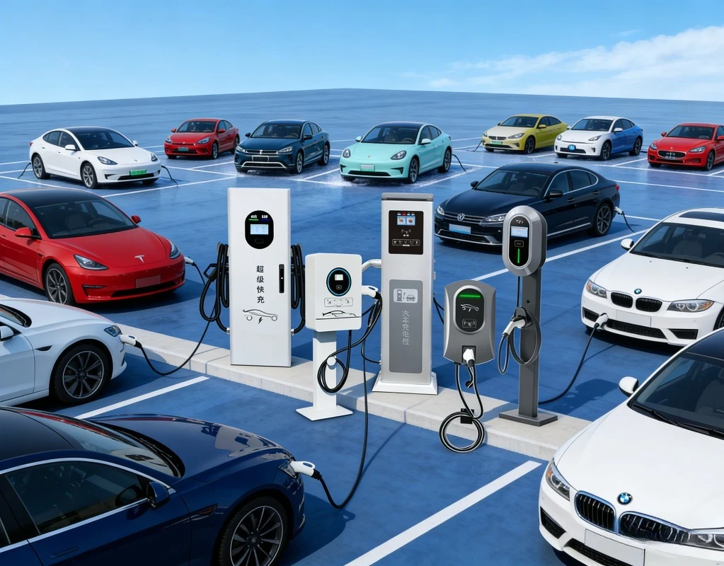 Commercial DC EV Charger 120kW Public Charging Station Good Price New Energy Fast Charging Pile for Parking Lot