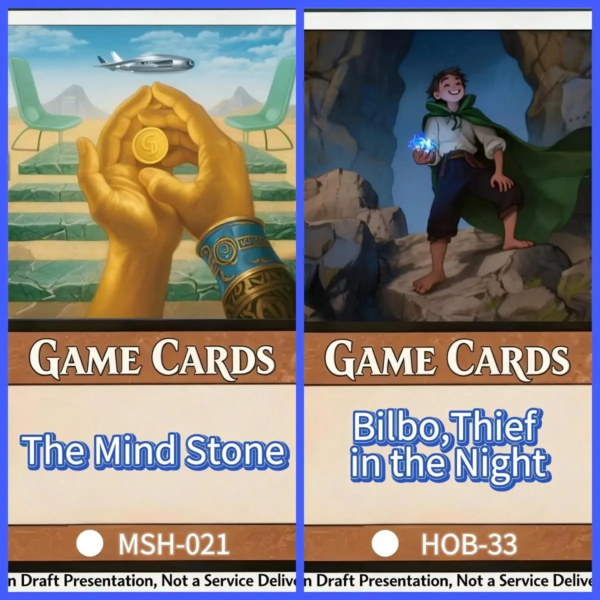 Vente de cartes proxy de qualité supérieure : Holo part Dimir Signet, Ancient Tomb Miirym, Sentinel, The Mind Stone, The Arkenstone