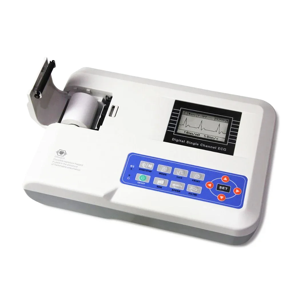 Monitor Detak Jantung Multiparameter Genggam untuk Hewan dari Produsen Veterinary Por, dengan EKG dan eKG