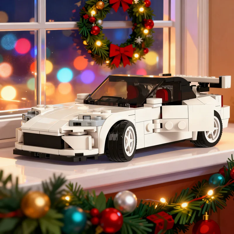 

Конструктор MOC Honda S2000 City Champions, 438 деталей, модель для сборки, игрушка-подарок, креативный коллекционный набор для демонстрации, премиум-класс, для взрослых и детей, для дома