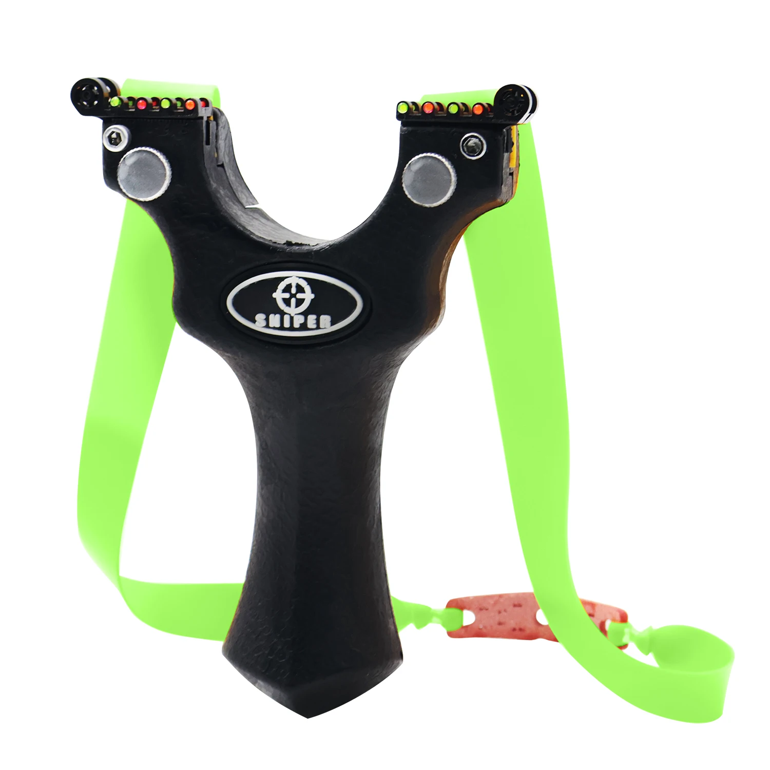 

High-quality Black Textured Resin Slingshot Portable Field Shooting Hunting Tool Precision Shooting Entertainment Slingshot Toy