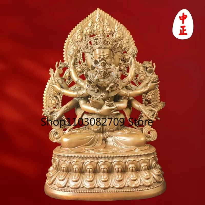 Zhongzheng Statue Intangible Cultural Heritage Workshop dense diamond, silver and copper materials support customized handicraft