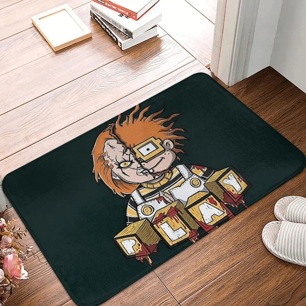 Cult of Chucky Chucky The Ghost Toy Terrorist Non-slip Doormat GR54RET Bath Kitchen Mat Prayer Carpet Home Pattern Decor