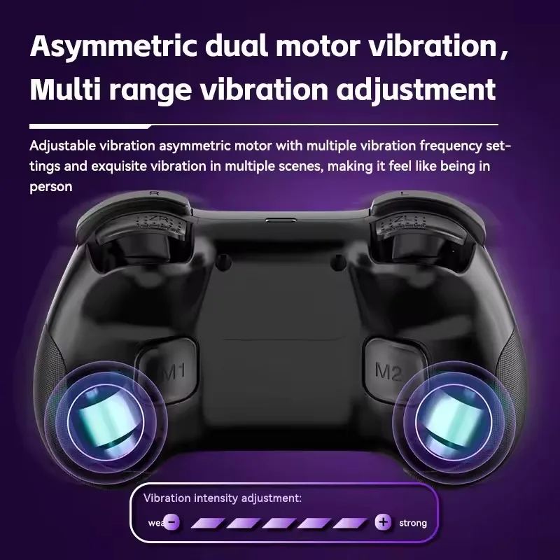 Z01 Wireless Gamepad For Nintendo Switch Gaming Controller With  Wake Up/6-axis Gyro Joystick/Hall Effect Joypad For Steam Phone