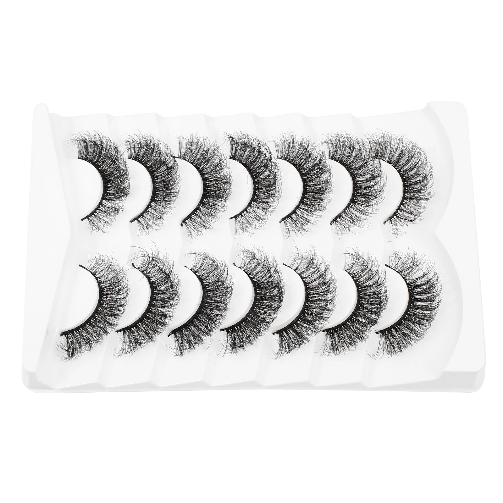 

3D False Eyelashes Extensions Artificial Lashes Women Makeup Reusable Comfortable Adjust trimming fit eye shape party