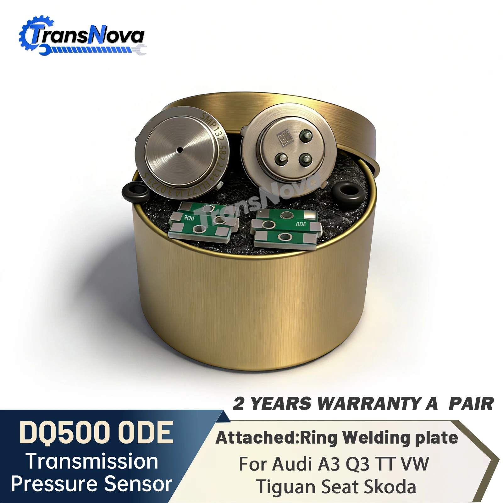 TransNova 0DE DQ500 DQ380 DQ381 0GC Getriebekupplungs-TCU-Drucksensor für Audi A3 Q3 VW TT Transporter Scirocco Tiguan – Detail 2
