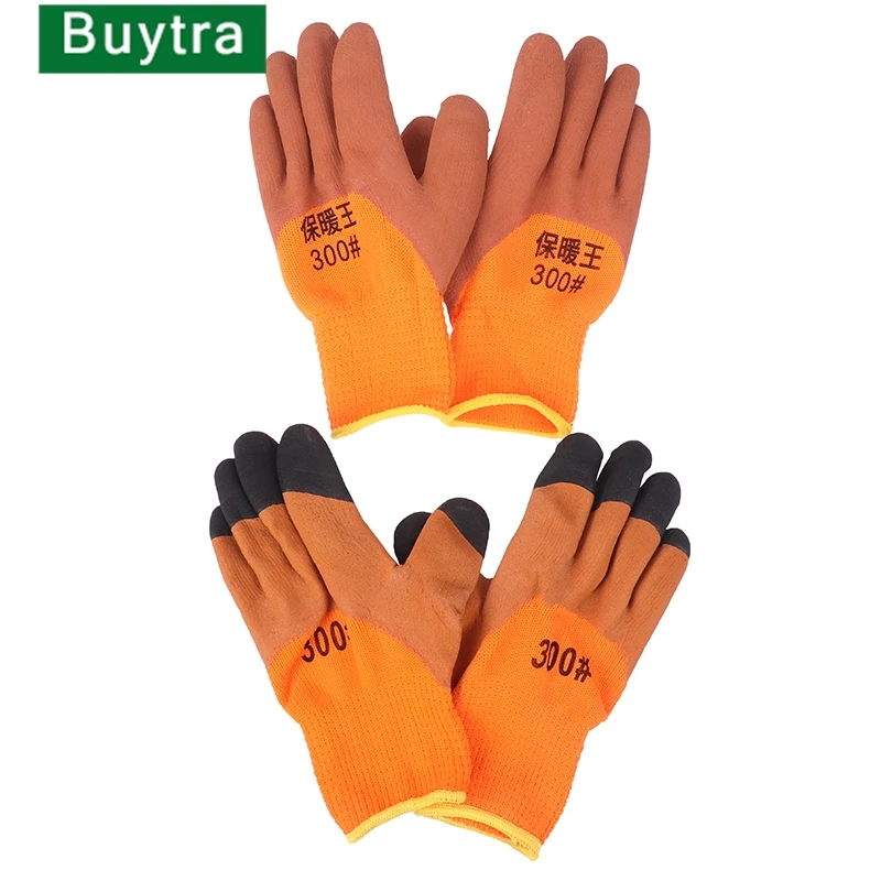 

1 Pair Work Gloves For PU Palm Coating Safety Protective Glove Nitrile Professional Safety Suppliers Thickened And Warm