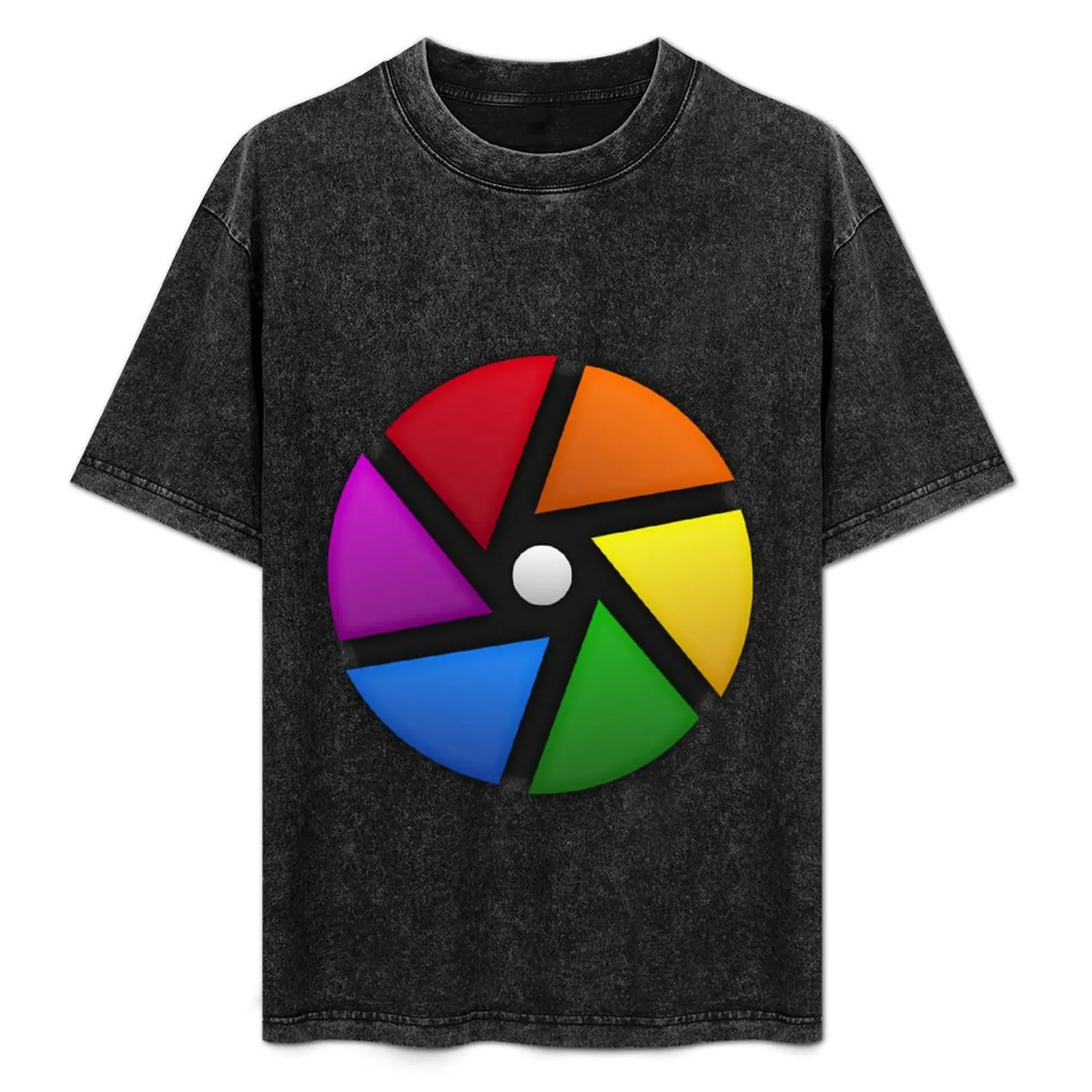 Darktable logo photo software editor T-Shirt Street Fashion Casual Tee Shirt