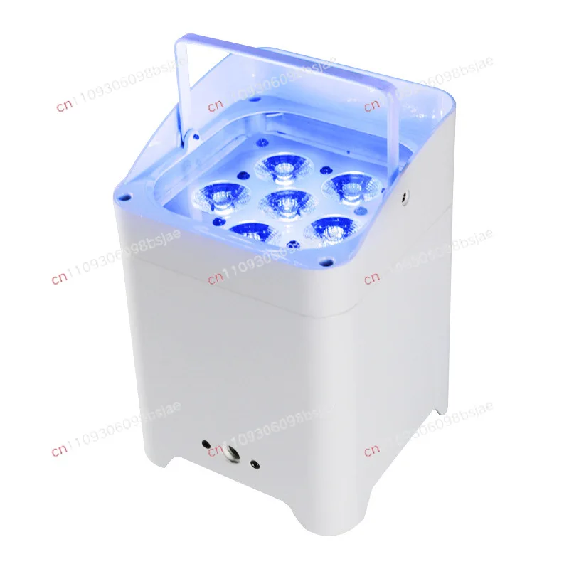 Cross-border wireless battery led par light mobile phone wifi remote control dyeing light wedding ktv party atmosphere light