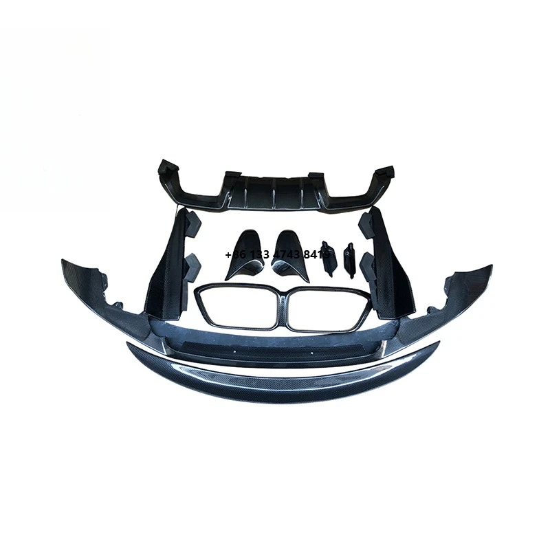 

F87 M2 Competition Body Kit Front Lip Side Skirt Diffuser Spoiler Grille