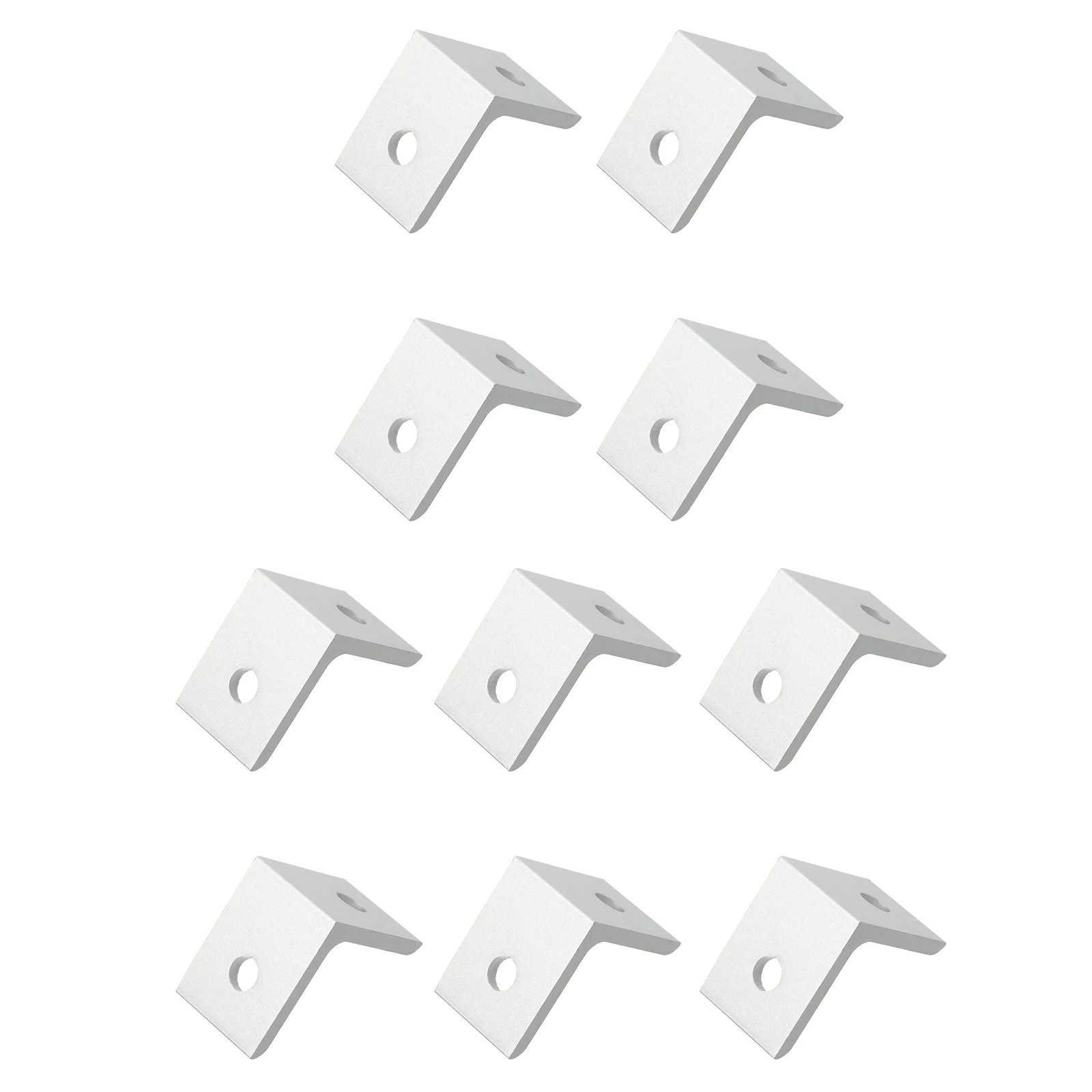 

10pcs Aluminum Profile Connector Heavy Duty Corner Brackets Right Angle Braces Sturdy Industrial Hardware