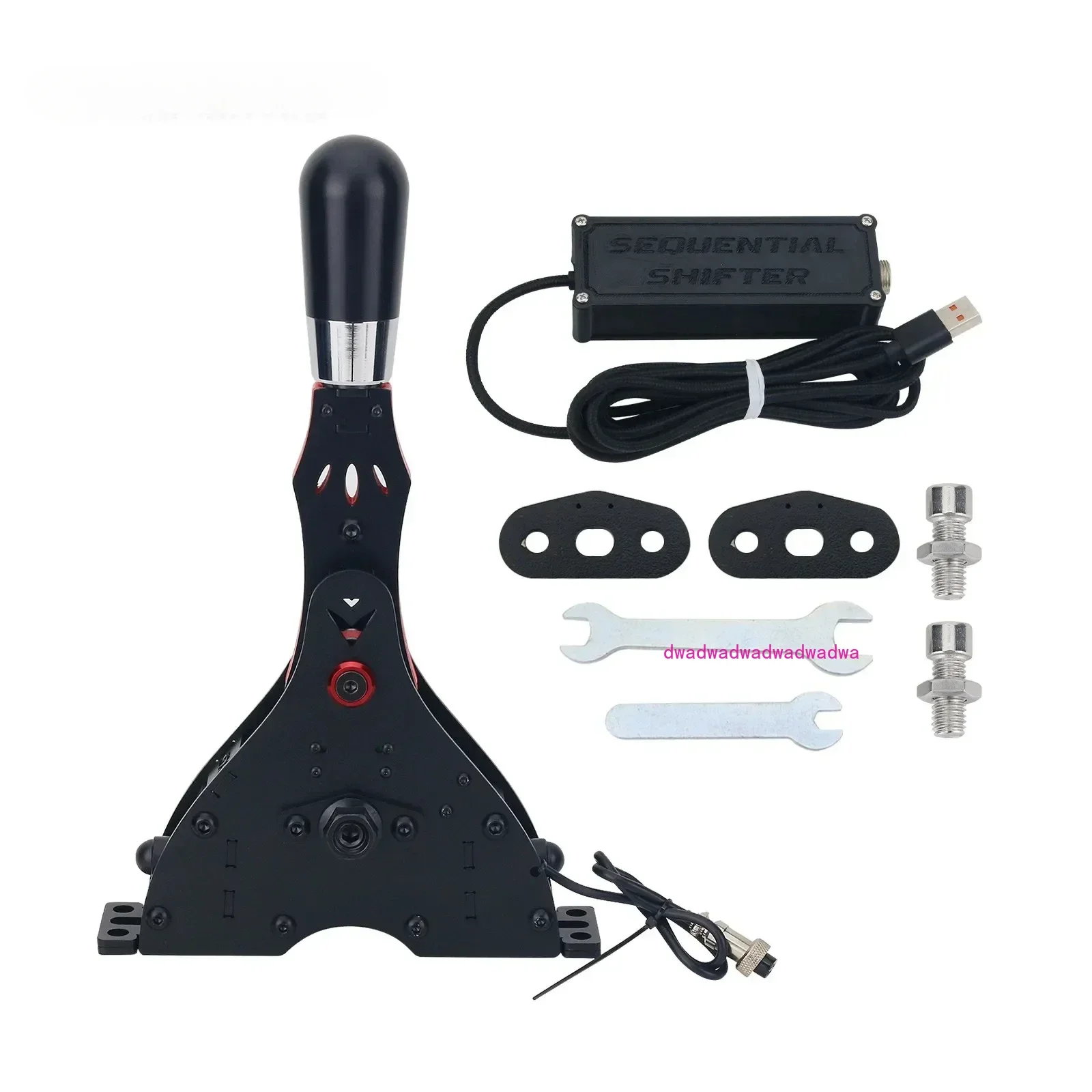 Sequential Shifter and Racing Handbrake Compatible with Simagic Mini MOZA R5 R9 for Video Games