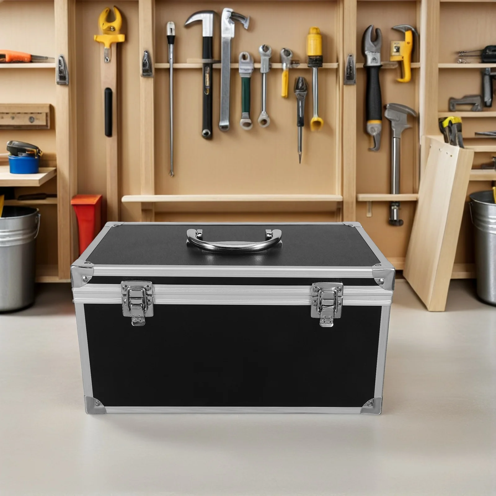 

Toolbox Tools Metal Case Hard Carrying Aluminum Alloy Abs Plastic Portable Boxes