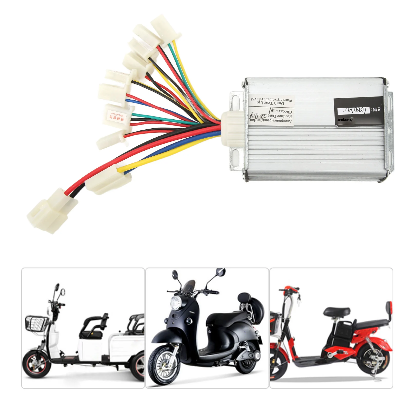 Bike Brushed Motor Controller Electric Bike Brushed Motor Controller 36V 1000W Speed Control Set Kit for Scooter Bike Controller