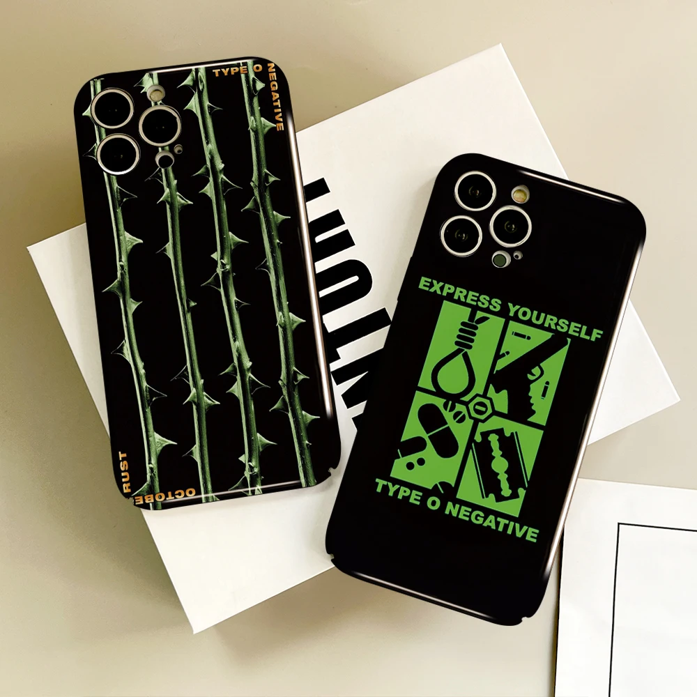 Band T-Type O-O N-Negative Phone Case For Samsung S21Fe S23 22 Ultra Plus A 04E 33 5G HD Hard Cover Film Shell