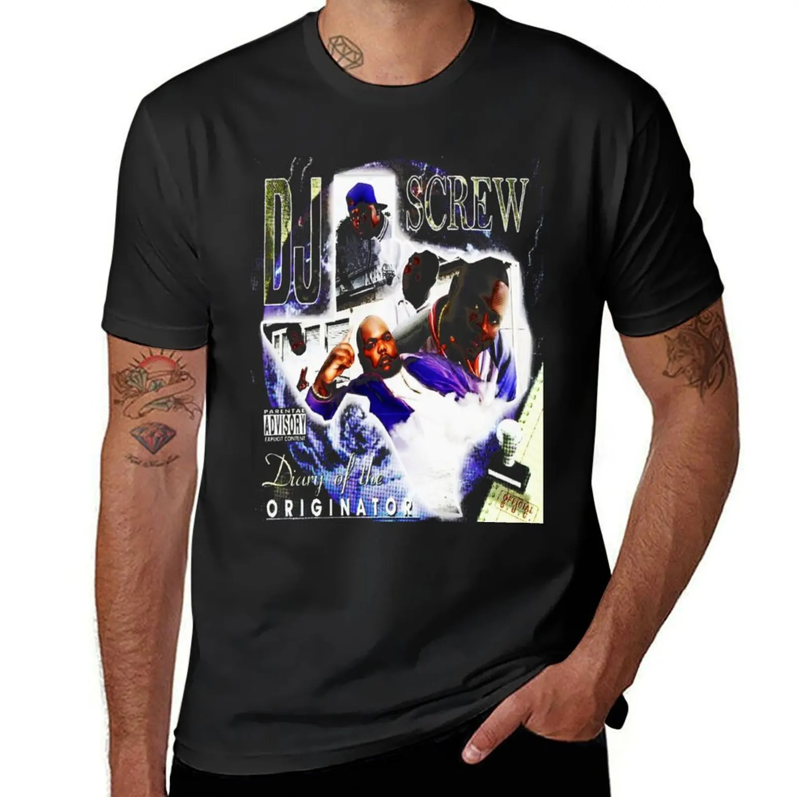 DJ SCREW T-Shirt customizeds heavyweights clothes for men