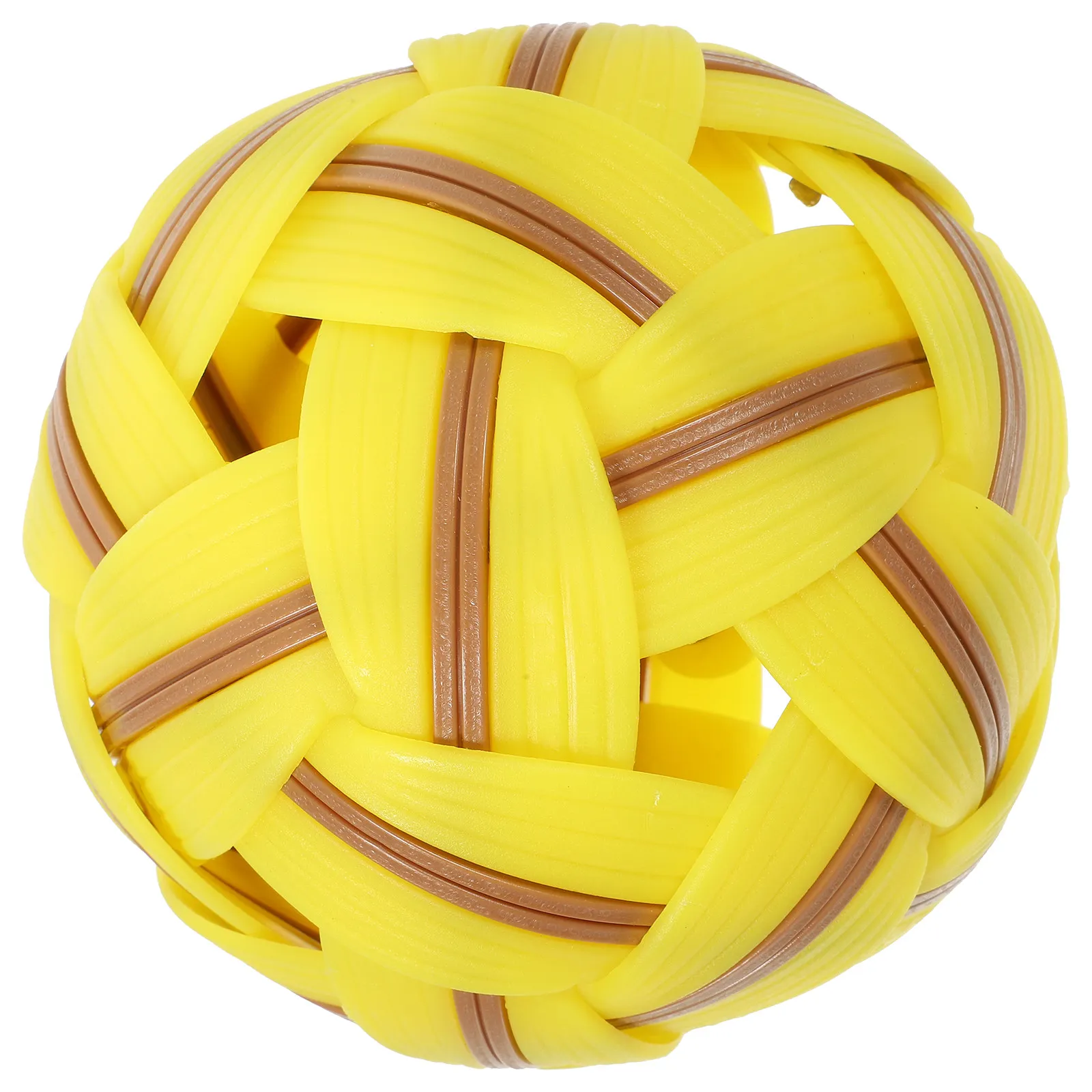 

Plastic Woven Football Outdoor Soccer Reusable Sports Ball Vintage Design Carry Net Bag Soccer Plastic Football Decor