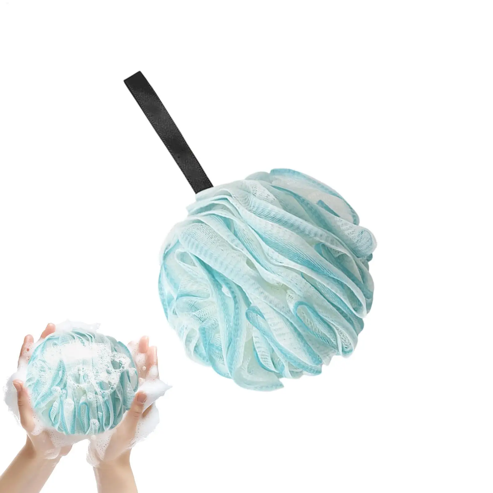 

Shower Loofah Gentle Foaming Fine Mesh Washcloth Large Shower Loofah Sponge for Women Men Family Travel Bathroom Spa Home Hotel
