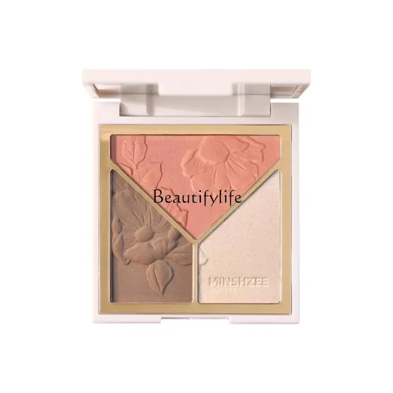 

Highlight Repair Blush Makeup Palette Three-Color One Shadow Matte Nose Shadow Brightening Big