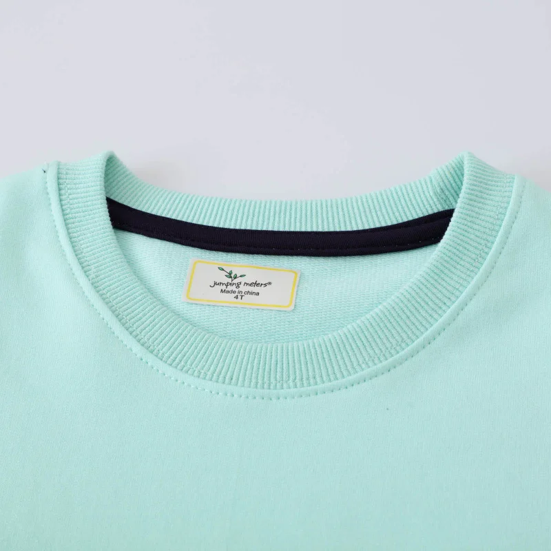 

2025Spring and Autumn New Children's Sweatshirt Cotton Girls' Base Shirt Cartoon Round Neck Top Wholesale and Dropshipping