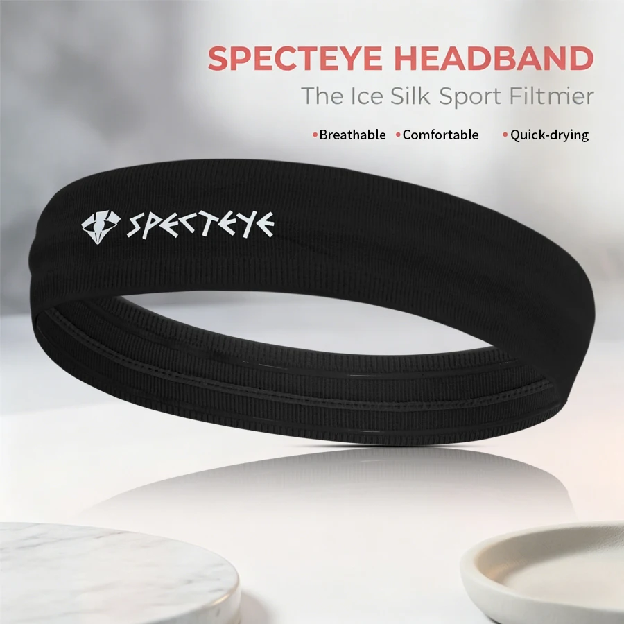 Ice Silk Sports Headband Breathable Quick-drying Non-slip Sweatband For Running Yoga Fitness Men Women