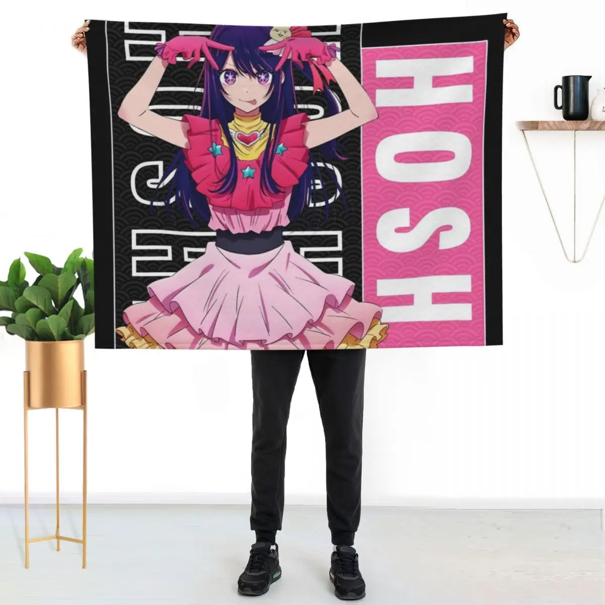 

Ai hoshino アイ| Oshi no Ko My Favorite Idol Throw Blanket Thin Soft Blanket for Summer Night Sleeping