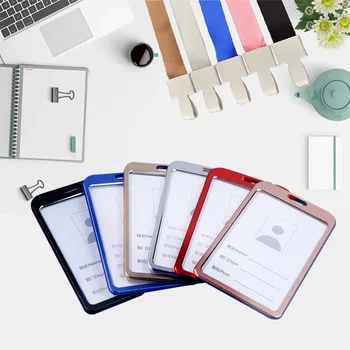 Titular Do Cartão De Liga De Alumínio, Titular Do Crachá De Identificação, Vertical Metal ID Business Case, Enfermeira Acessórios, 1Pc