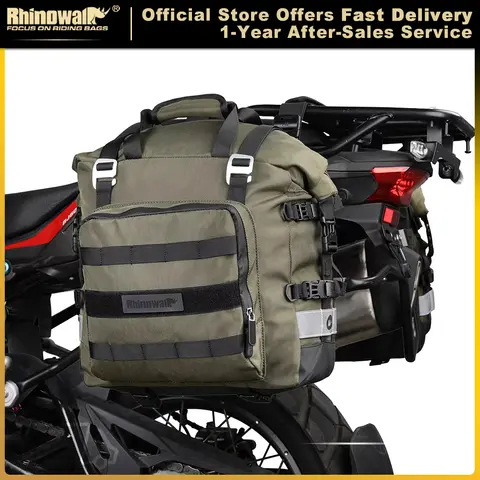 Bal inowalk-Sacoche de dégager de moto, sacoche latérale universelle avec perfect 100%, sac intérieur étanche, bagages de voyage pour vélo de course, 20L-30L