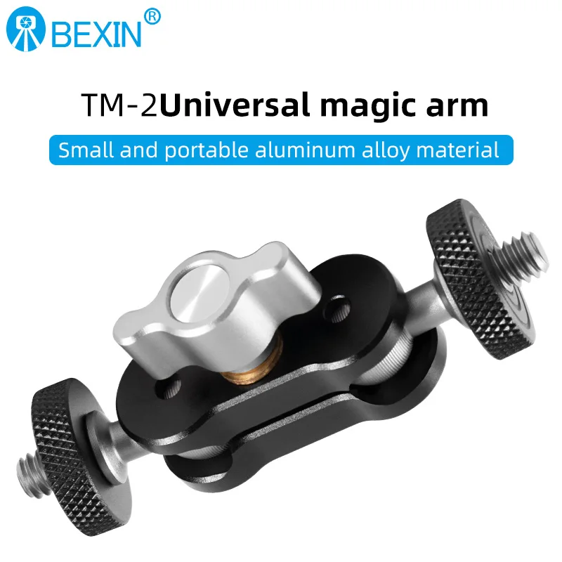 Universal Adjustment Bracket 1/4 Aluminum Alloy Mini Magic Arm Tripod Mobile Phone Photography Fill Light External Strange Hand