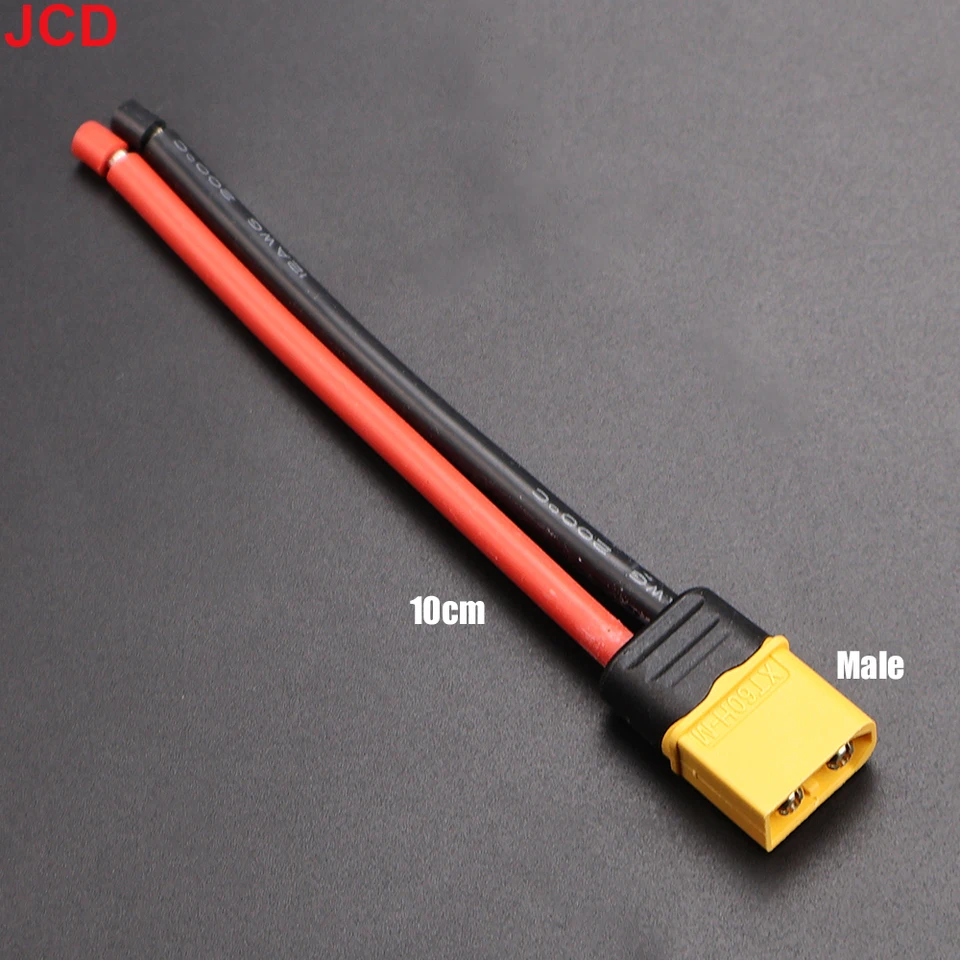 Nuofany XT-60 XT60h mâle vers prise XT60h XT-60 femelle avec fil en silicone de 1 m 12 AWG pour drone RC Lipo FPV
