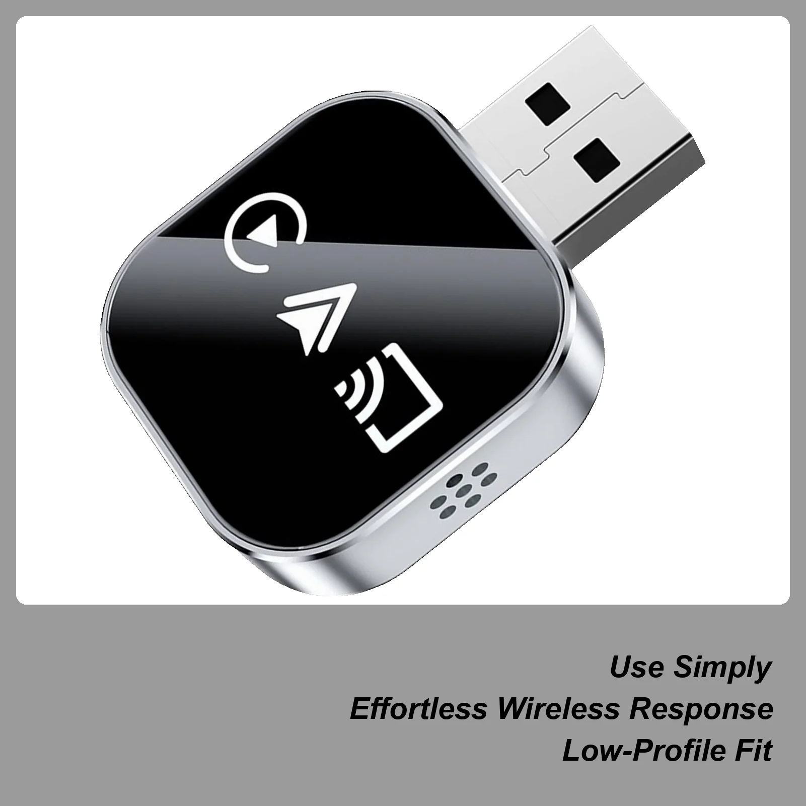 Car Display Converter Fast Auto-Connect Converter Wireless Mirror Phone To Car Screen For Daily Commuting Long Distance Travel