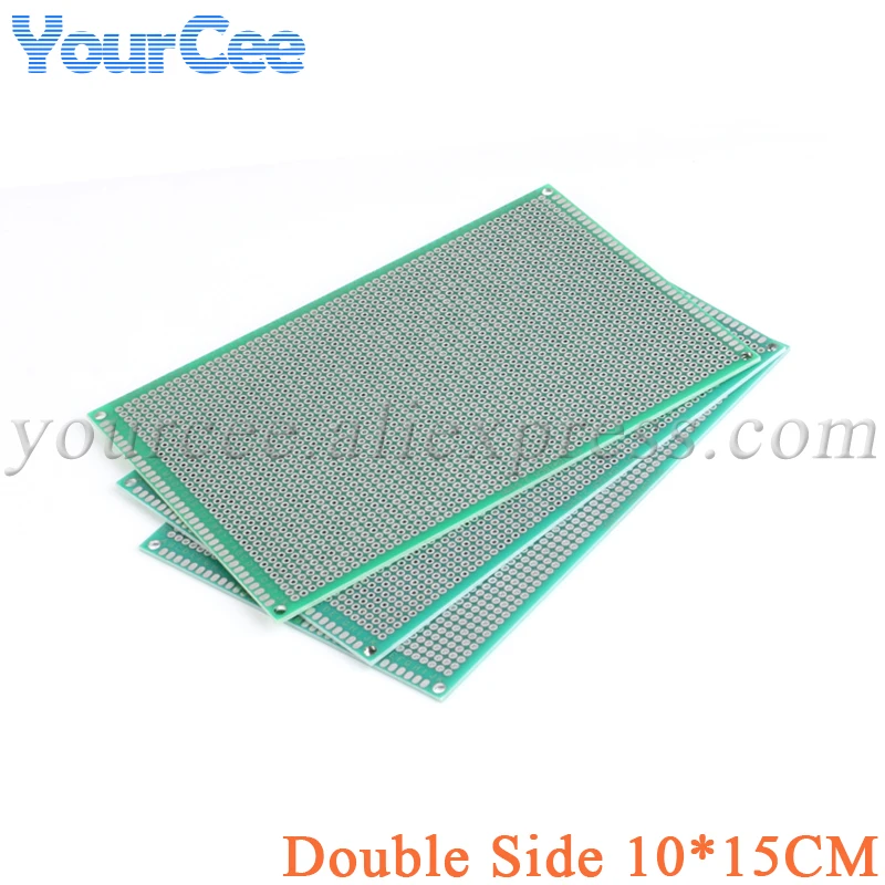 2pcs 10*15cm Double Side Prototype PCB 10X15cm diy Universal Printed Circuit Board Protoboard 100*150mm